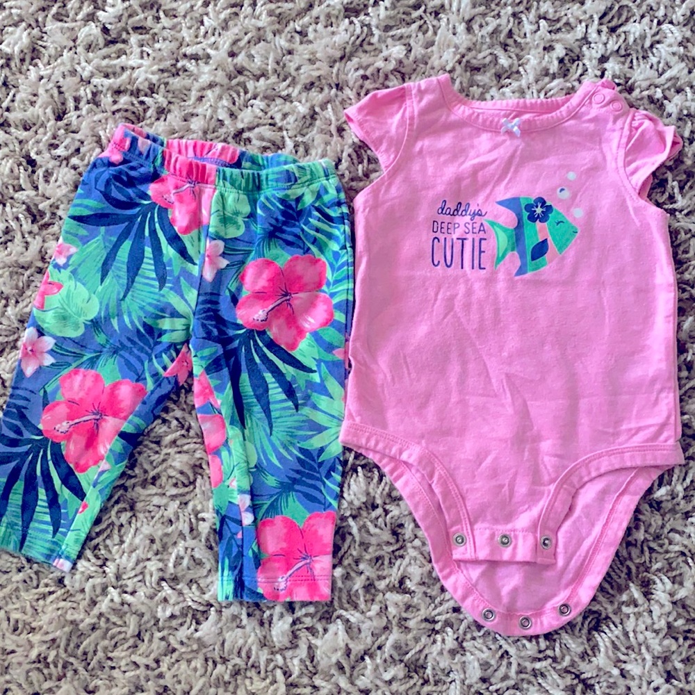 Carter’s 2pc 9 months outfit